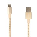 Kabel USB (2.0) USB A M- Apple Lightning M 1m reversible złoty Verbatim box 48861