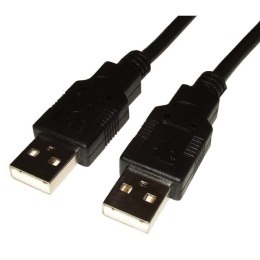 Kabel USB (2.0) USB A M- USB A M 1.8m szary High Speed