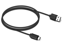 Kabel USB (2.0), USB A M- USB C M, 1m, czarny, Avacom