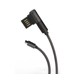 Kabel USB (2.0) USB A M- USB C M 1m okrągły czarny DA Marvo box DT0012TGY