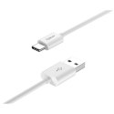 Kabel USB (2.0) USB A M- USB C M 1m reversible biały Apacer box DC110 APDC110W-1