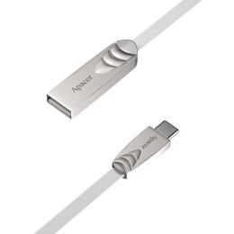 Kabel USB (2.0) USB A M- USB C M 1m reversible srebrny Apacer box DC112 APDC112W-1
