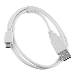 Kabel USB (2.0) USB A M- USB micro M 0.8m biały