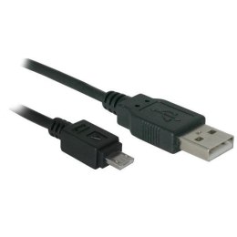 Kabel USB (2.0) USB A M- USB micro M 1.8m czarny Logo