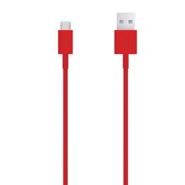 Kabel USB (2.0) USB A M- USB micro M 1m czerwony