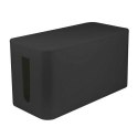 Organizer kabli, box, czarny, 235x115x121mm