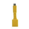 Redukcja USB (2.0) micro USB micro M- USB A F 0m żółta