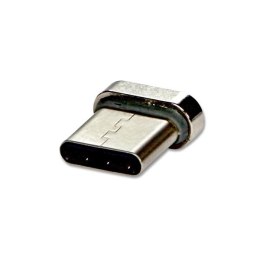 USB (2.0) Redukcja Magnetický konec-USB C (3.1) M 0 srebrna redukcja do kabla magnetycznego