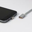 USB (2.0) Redukcja Magnetický konec-USB micro (2.0) M 0 srebrna redukcja do kabla magnetycznego