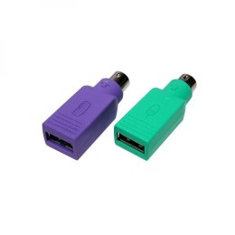 USB Redukcja do myszy PS/2 M-USB A (2.0) F 0 color Logo blistr