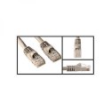 UTP patchcord, Cat.5e, RJ45 M-5m, nieekranowany, szary, cena za 1 sztukę Logo, 5 pack (economy)