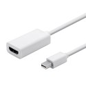 Video Redukcja, DisplayPort (mini) M-HDMI F, 0, czarna/biała, Logo, blistr