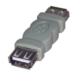 Złączka (2.0) USB A (2.0) F-USB A (2.0) F 0 szara Logo blistr