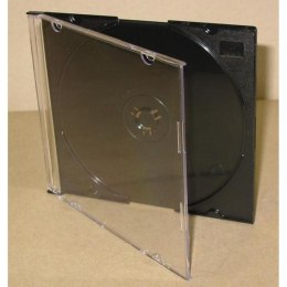 Box na 1 szt. CD, czarny, cienki, 5,2mm
