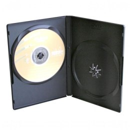 Box na 2 szt. DVD, czarny, slim, 9mm, 100-pack, cena za 1 sztukę