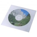 Koperta na 1 szt. CD, papier, biała, z okienkiem
