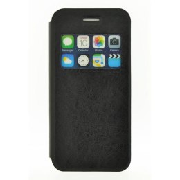 Opakowanie do iPhone 6, czarne, poliuretan, z okienkiem