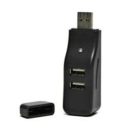 USB (2.0) HUB 4-port 335 czarna wskaźnik LED
