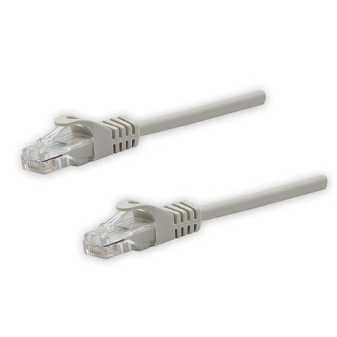 UTP patchcord, Cat.5e, RJ45 M-3m, nieekranowany, szary, czysta miedź economy