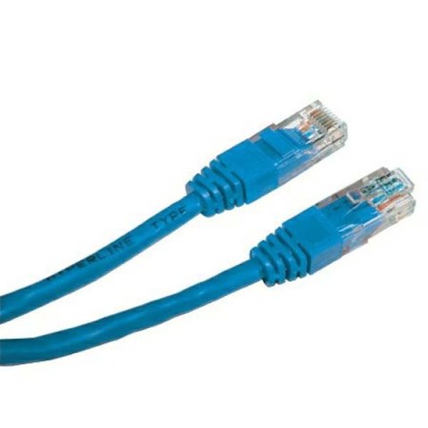 UTP patchcord, Cat.5e, RJ45 M-7.5m, nieekranowany, niebieski, economy