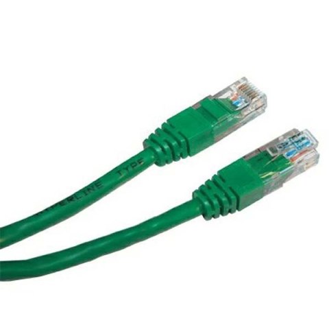 UTP patchcord, Cat.6, RJ45 M-1m, nieekranowany, zielony, economy