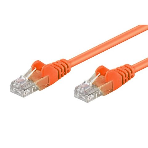 UTP patchcord, Cat.6, RJ45 M-3m, nieekranowany, pomarańczowy, economy