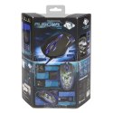 E-Blue Mysz Auroza 3500DPI optyczna 6kl. 1 scroll przewodowa USB czarna do gry