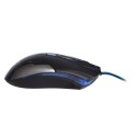 E-Blue Mysz Cobra EMS653 3000DPI optyczna 6kl. 1 scroll przewodowa USB czarna do gry