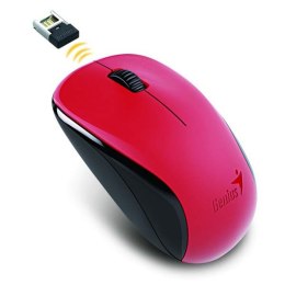 Genius Mysz NX-7000, 1200DPI, 2.4 [GHz], optyczna, 3kl., 1 scroll, bezprzewodowa, czerwona, Blue-Eye sensor
