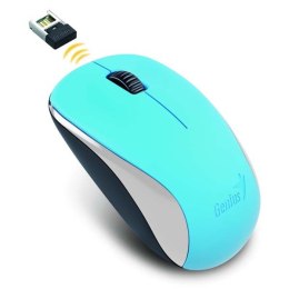 Genius Mysz NX-7000, 1200DPI, 2.4 [GHz], optyczna, 3kl., 1 scroll, bezprzewodowa, niebieska, Blue-Eye sensor