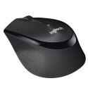 Logitech Mysz M330 1000DPI 2.4 [GHz] optyczna 3kl. 1 scroll bezprzewodowa czarna 1 szt AA