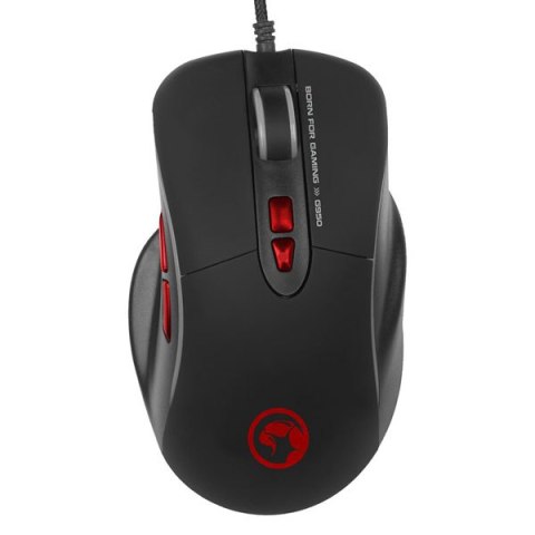 Marvo Mysz G950 4000DPI optyczna 7kl. 1 scroll przewodowa USB czarna do gry podświetlona