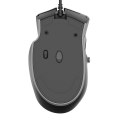 Marvo Mysz G960 9000DPI optyczna 12kl. 1 scroll przewodowa USB czarna do gry podświetlana boczny joystick