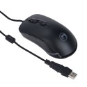 Marvo Mysz M508 3200DPI optyczna 6kl. 1 scroll przewodowa USB czarna do gry podświetlona