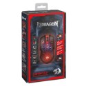 Redragon Mysz LAVAWOLF 3500DPI optyczna 8kl. 1 scroll przewodowa USB czarno-czerwona do gry