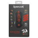 Redragon Mysz Origin 4000DPI optyczna 10kl. 1 scroll przewodowa USB czarno-czerwona do gry