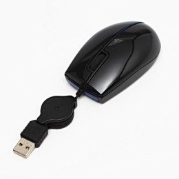 All New Mysz M-92 800DPI optyczna 3kl. 1 scroll przewodowa USB czarna mini