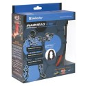 Defender Warhead G-185 Gaming Headset słuchawki z mikrofonem regulacja głośności czarno-czerwona 2x 3.5 mm jack