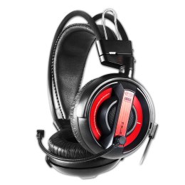 E-Blue Cobra I, Gaming Headset, słuchawki z mikrofonem, czarna, 2x 3.5 mm jack