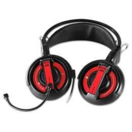 E-Blue Cobra I, Gaming Headset, słuchawki z mikrofonem, czarna, 2x 3.5 mm jack