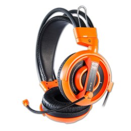 E-Blue Cobra I, Gaming Headset, słuchawki z mikrofonem, pomarańczowa, 2x 3.5 mm jack