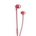 HP 150 słuchawki z mikrofonem bez regulacji głośności na przewodzie czerwona 3.5 mm jack douszne
