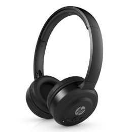 HP 600 słuchawki bezprzewodowe z mikrofonem regulacja głośności czarna Bluetooth/3.5 mm jack klasyczna