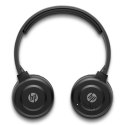 HP 600 słuchawki bezprzewodowe z mikrofonem regulacja głośności czarna Bluetooth/3.5 mm jack klasyczna