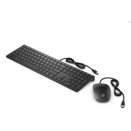 HP Zestaw klawiatur Pavilion Deskset 400 czarna przewodowa (USB) CZ