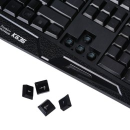 Marvo Klawiatura K636 do gry czarna przewodowa (USB) US podświetlona