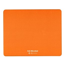 Podkładka pod mysz Polyprolylen pomarańczowa 24x19cm 0.4mm Logo antybakteryjna