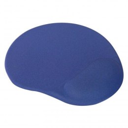Podkładka pod mysz ergonomiczna żelowa niebieska Logo