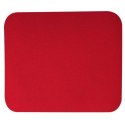 Podkładka pod mysz miękka czerwona 24x22x03 cm Logo