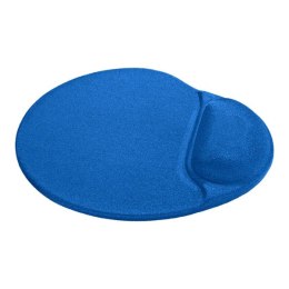 Podkładka pod mysz poliuretan niebieska 26x22.5cm 5mm Defender pokryte lycrą
